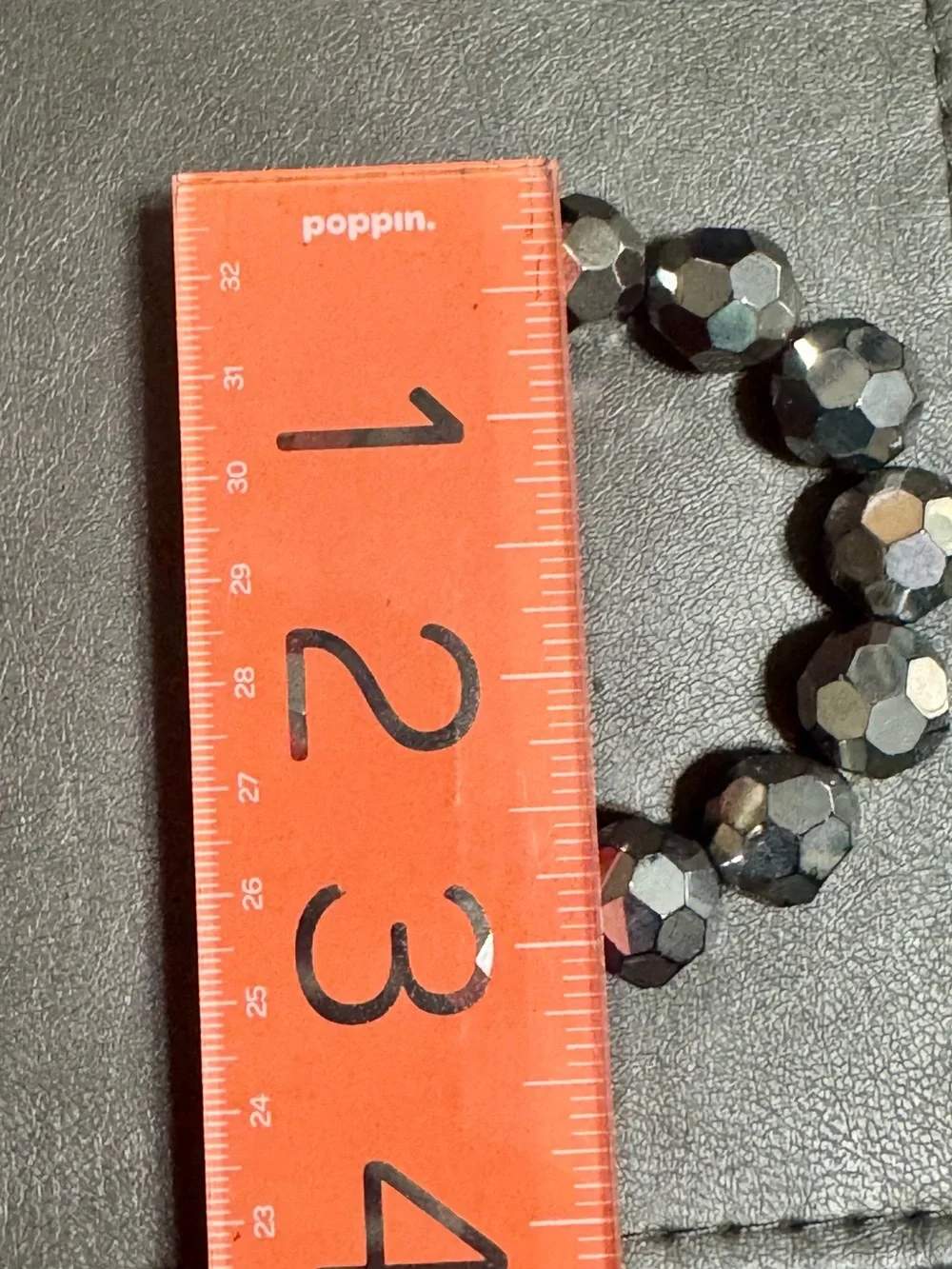 Faceted Silver Bead Stretch Bracelets - Women Jewelry